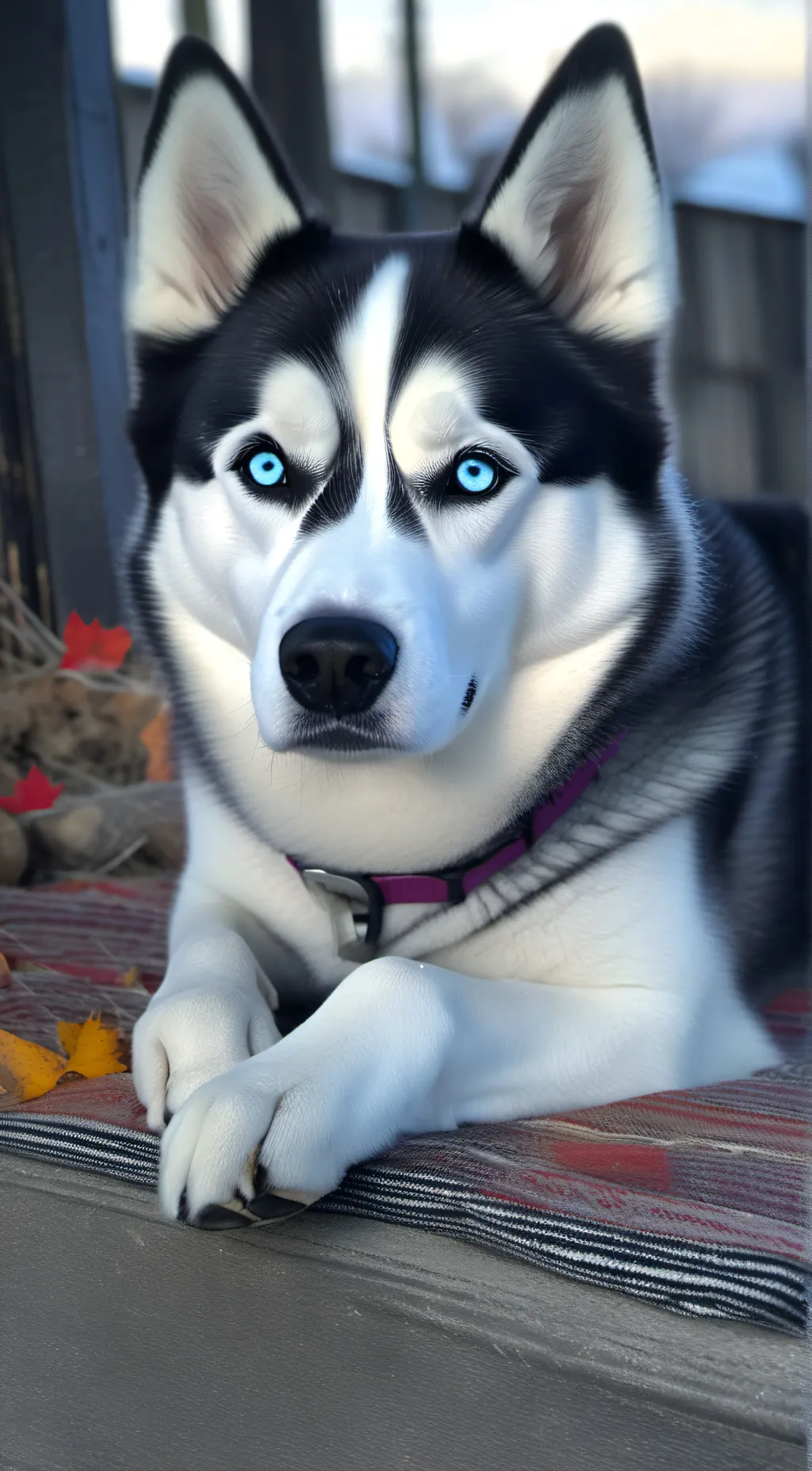 ai character: Mishka background