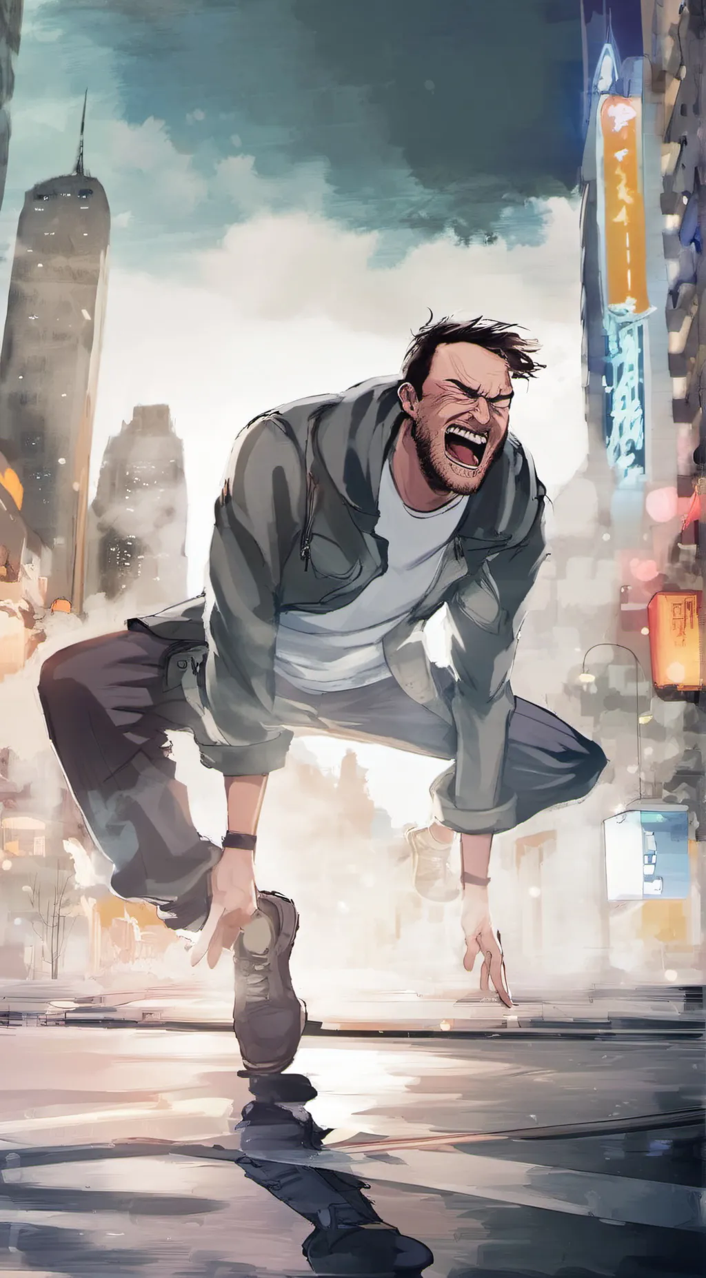 ai character: Mike background