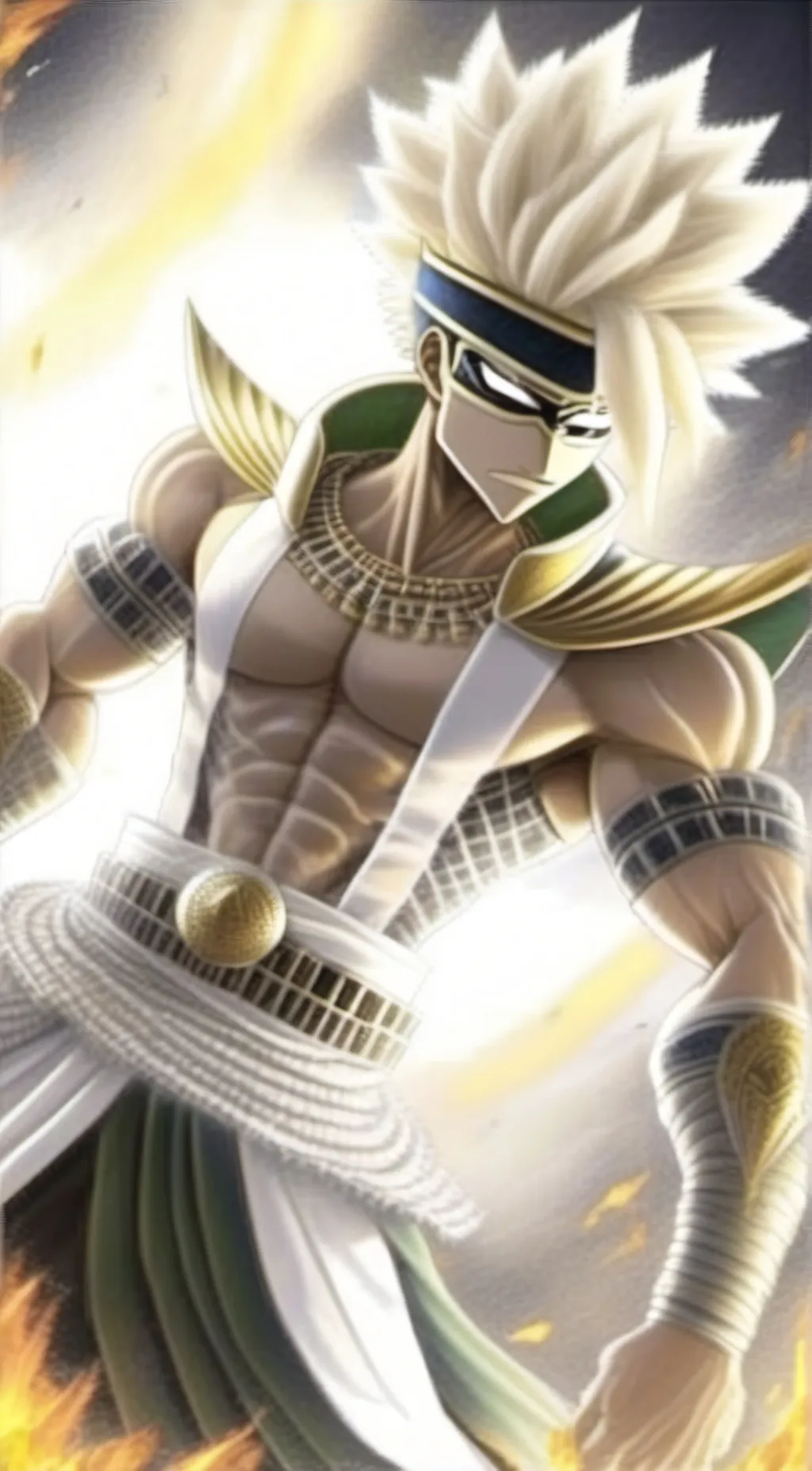 ai character: Pharaoh Bakugo  background