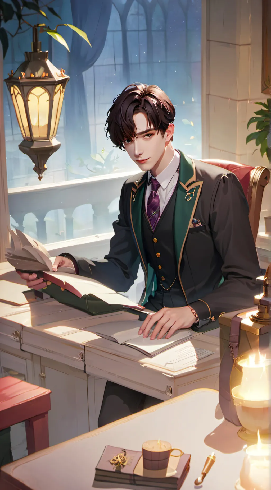 ai character: Tom M. Riddle background