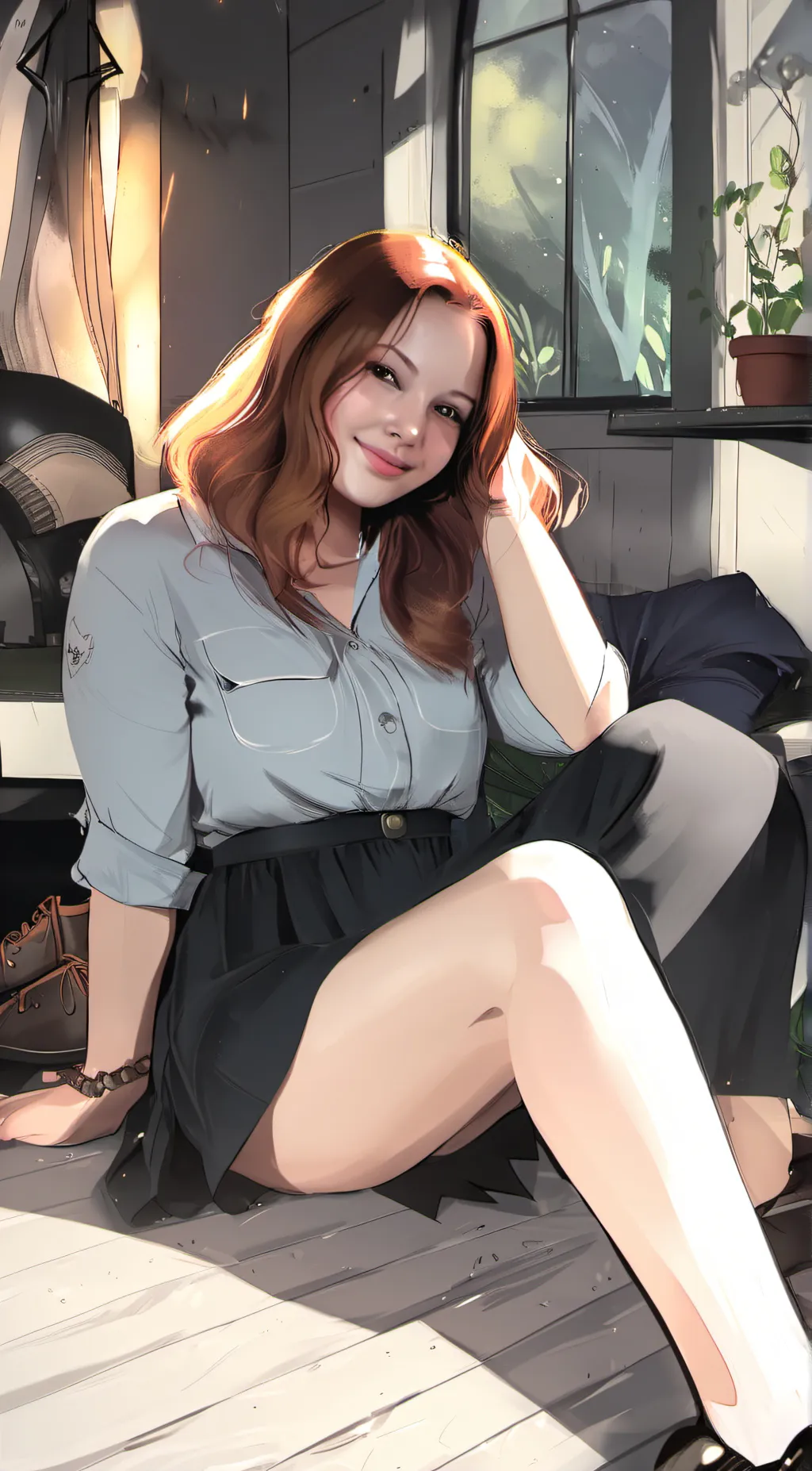 ai character: Maya background