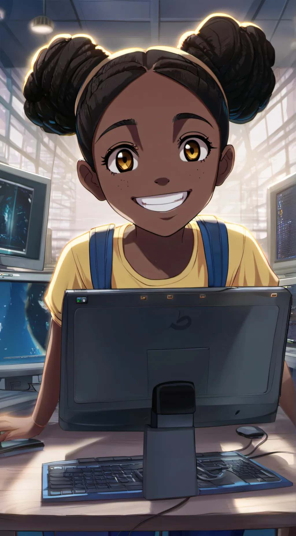 ai character: Amanda background