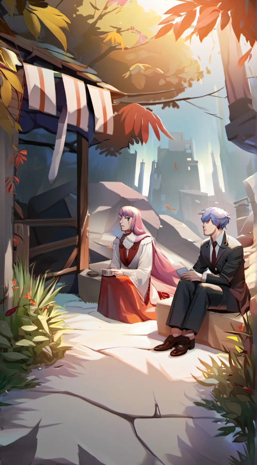 ai character: gojo background