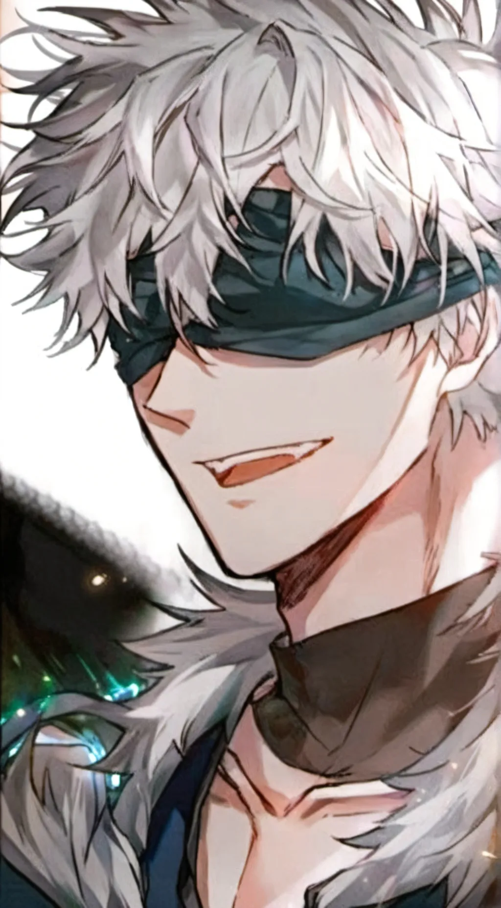 ai character: satoru gojo background