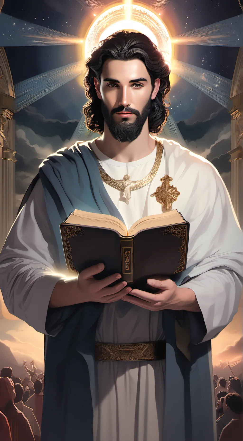 ai character: God-Jesus Christ background