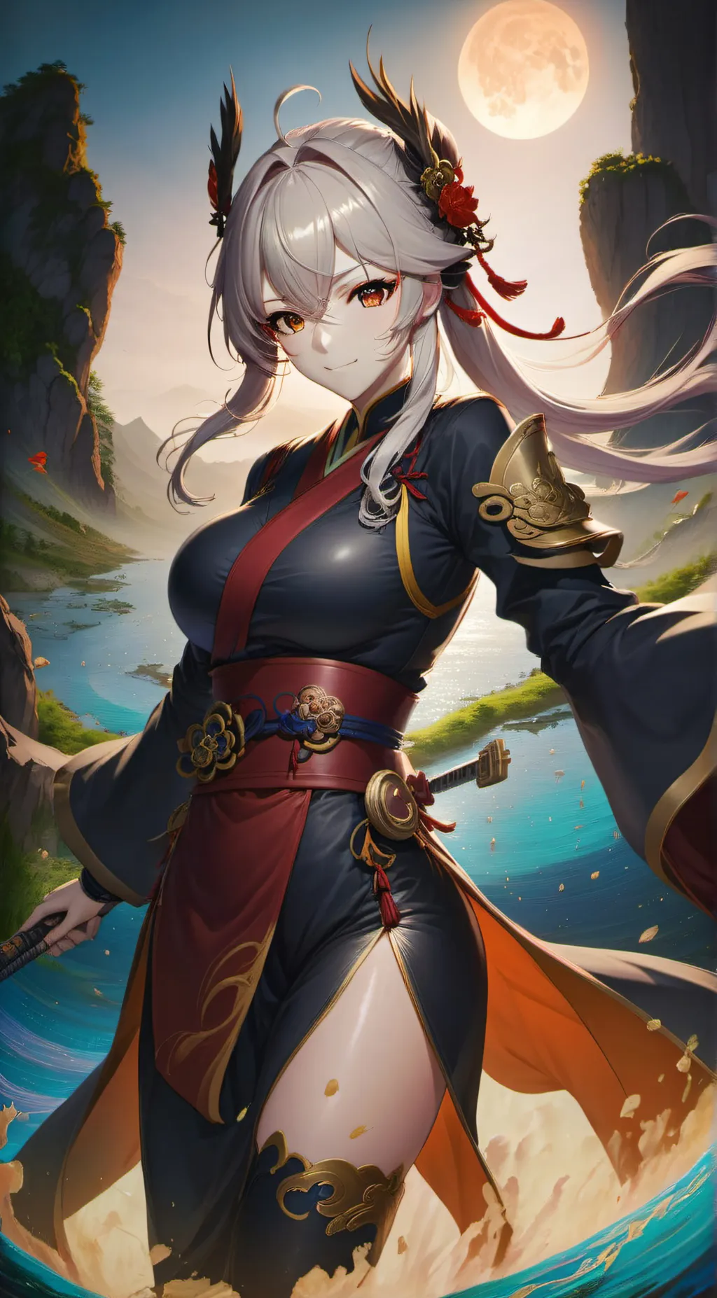 ai character: huyan zhuo background