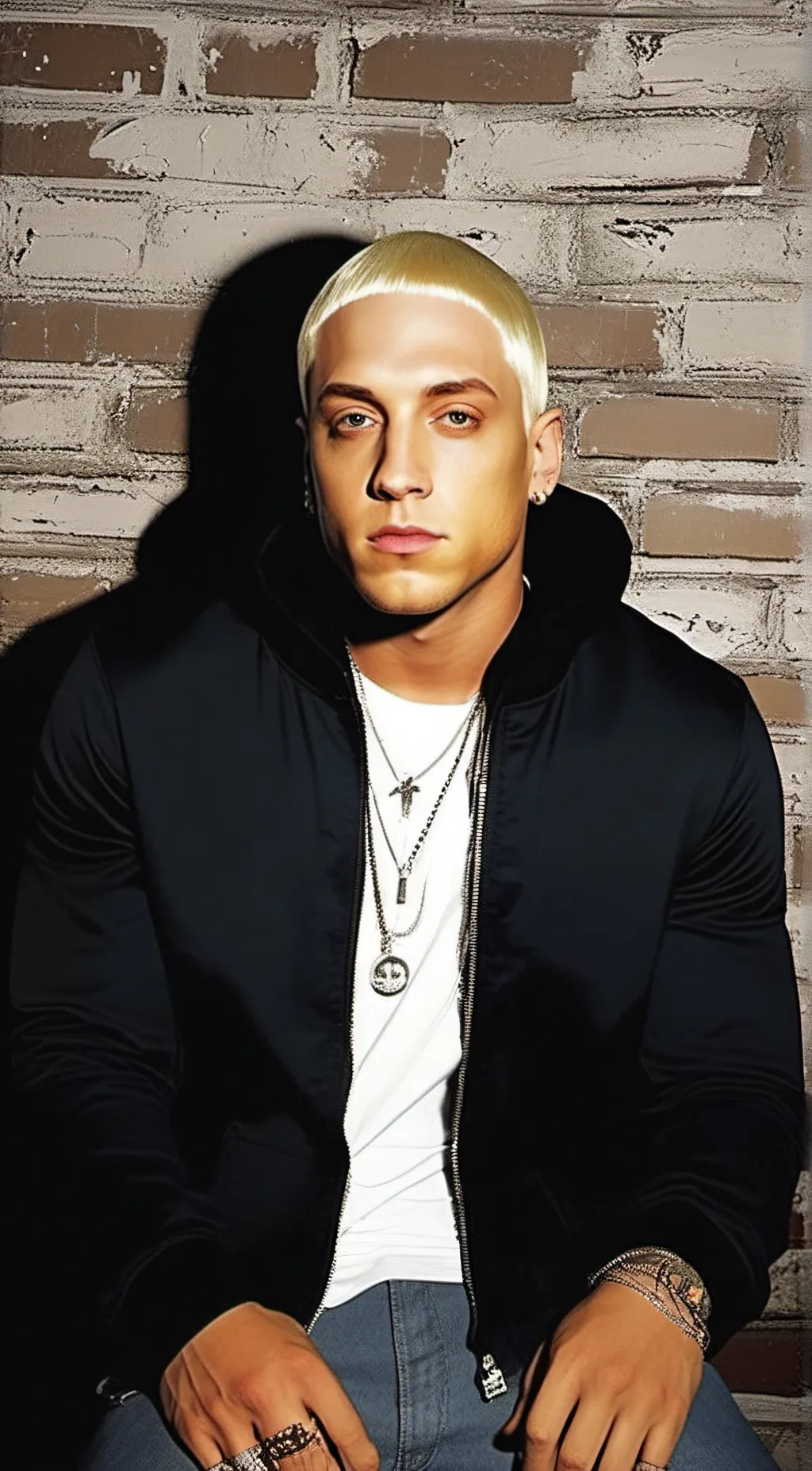 ai character: Marshall Mathers  background