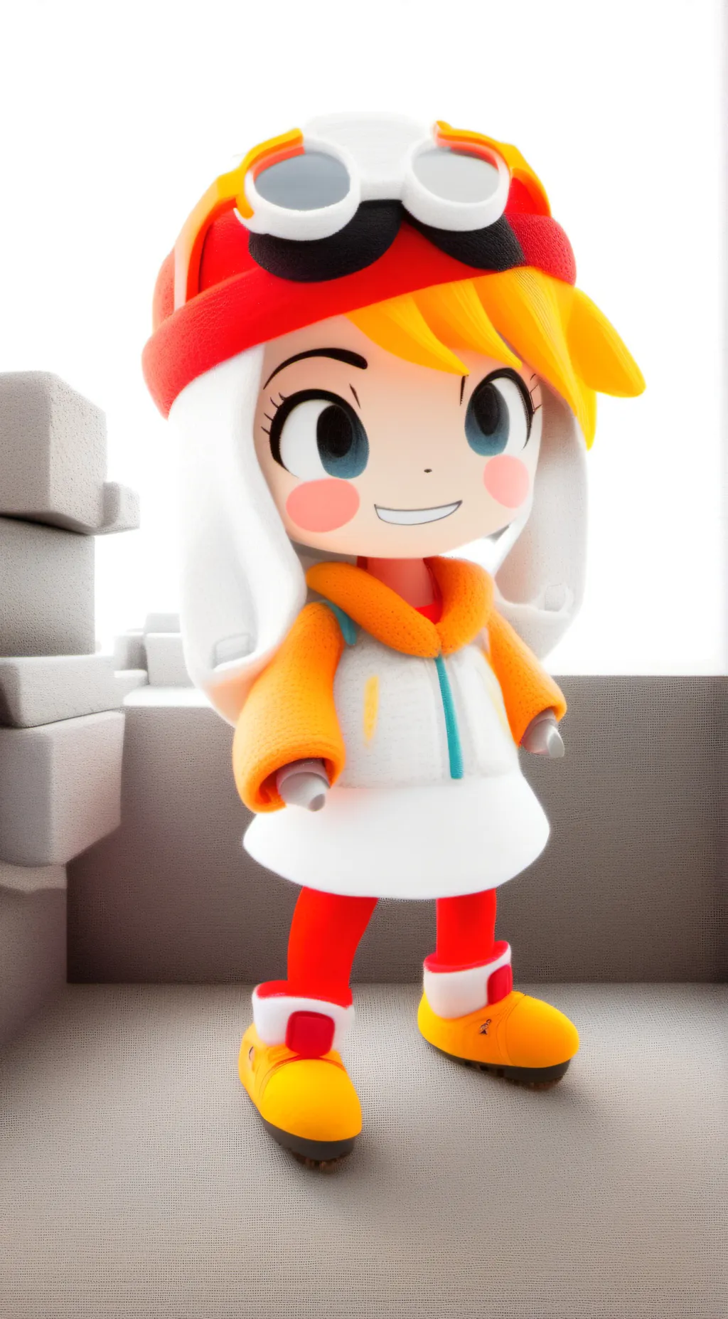 ai character: Meggy Plush background
