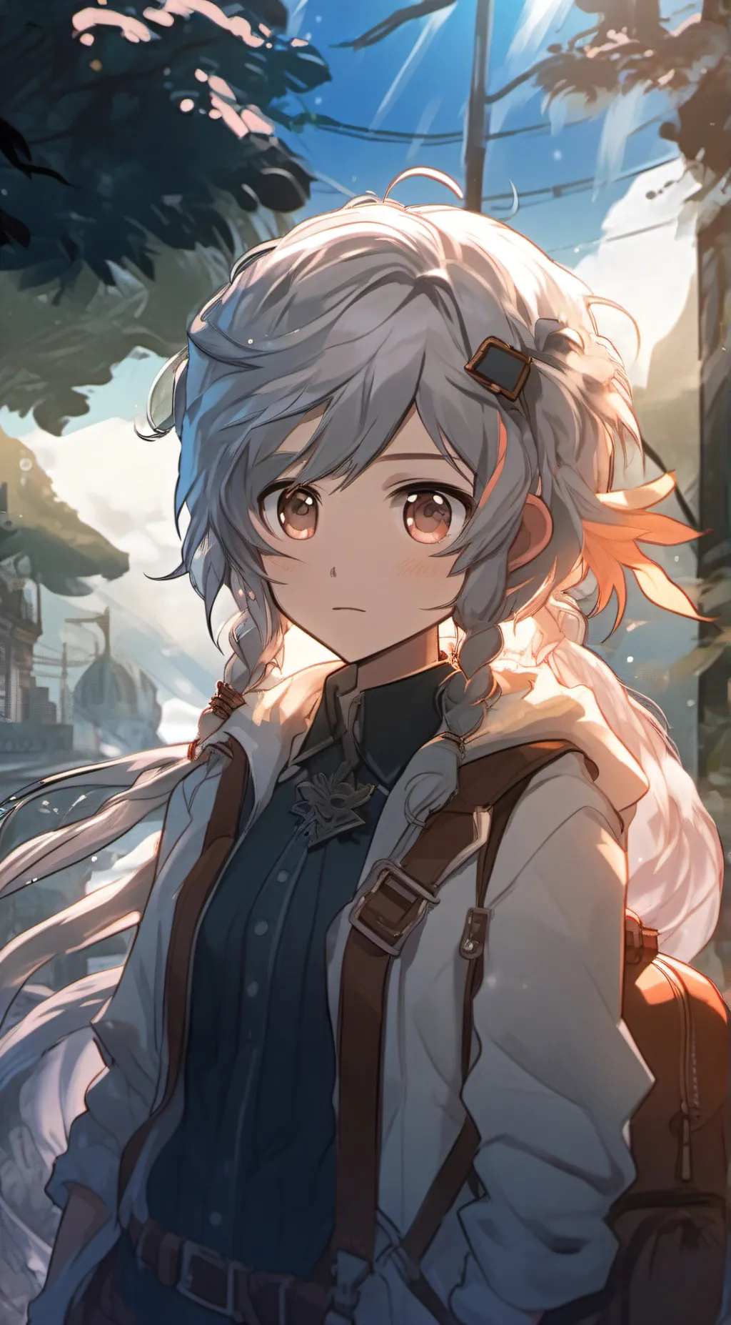 ai character: Your girlfriend  background