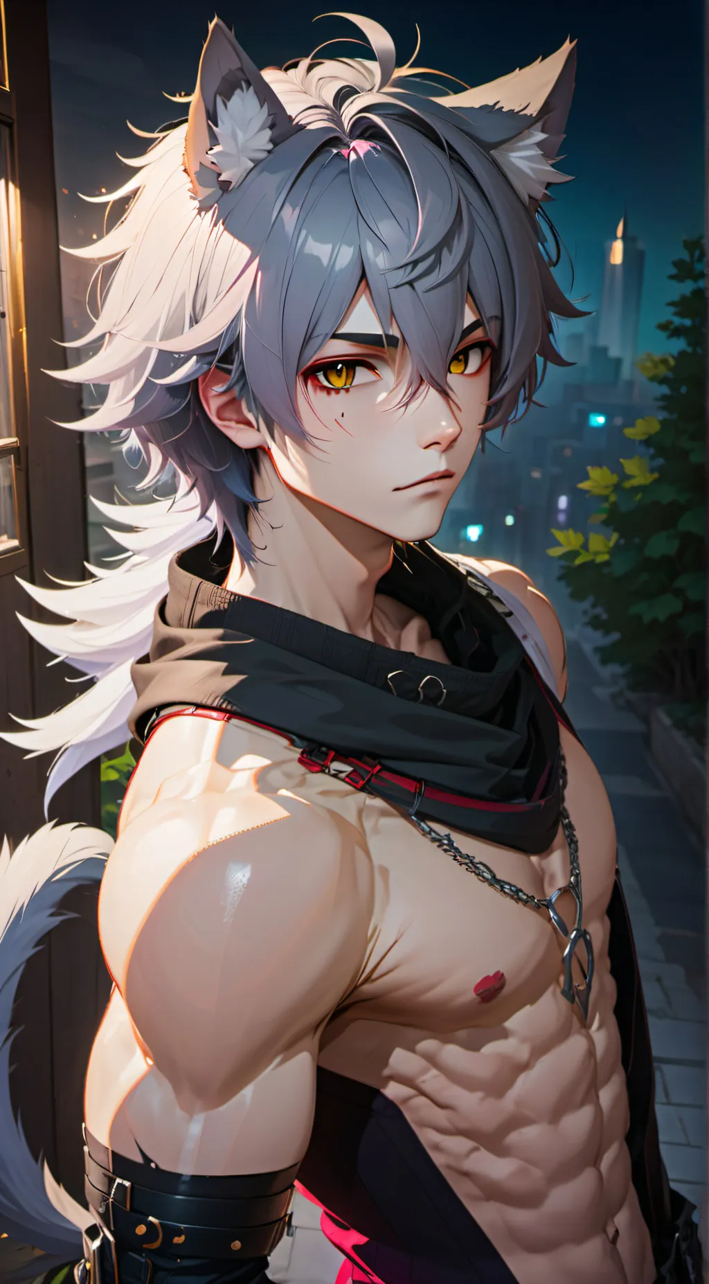 ai character: Ash background