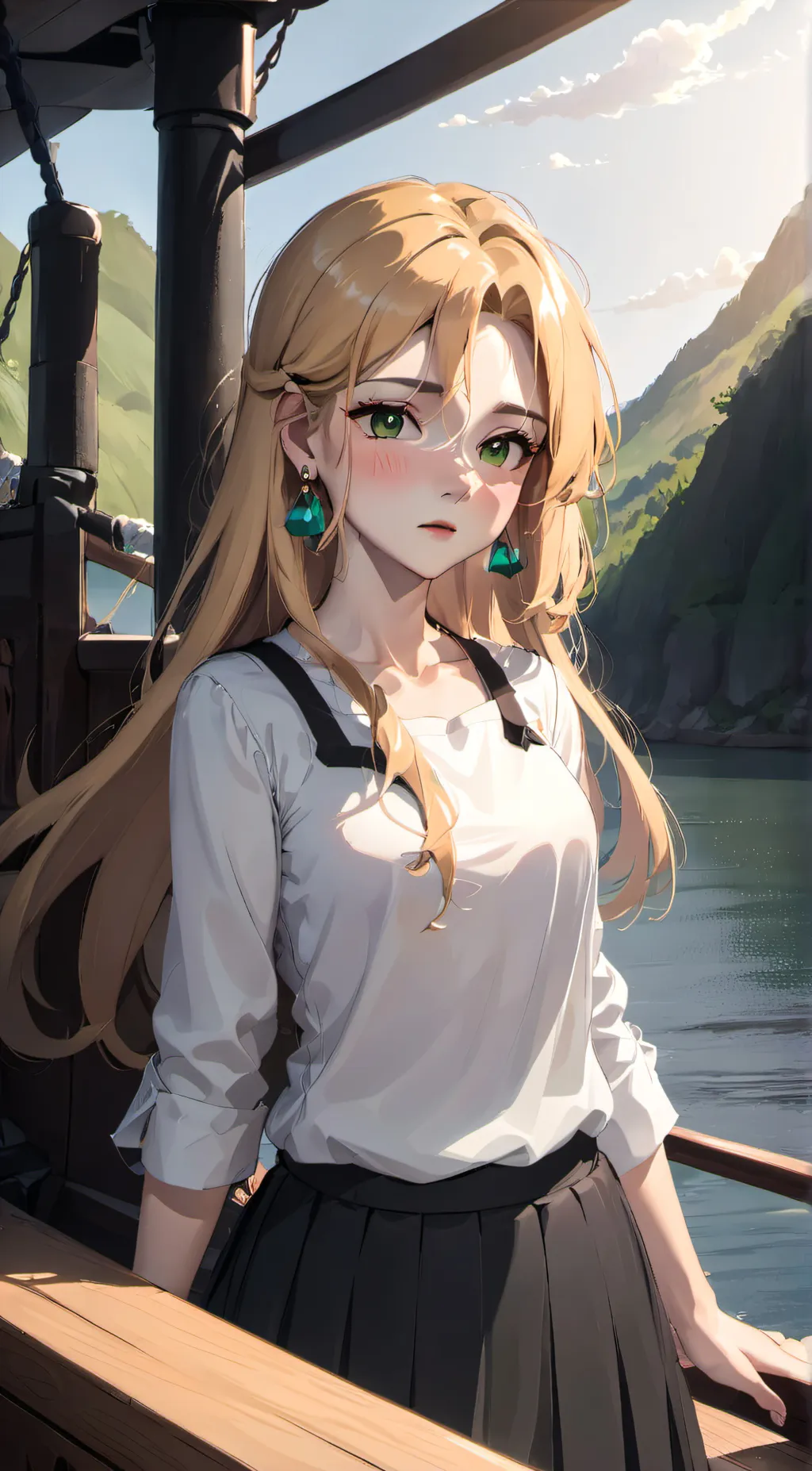 ai character: Flower Lumineers  background