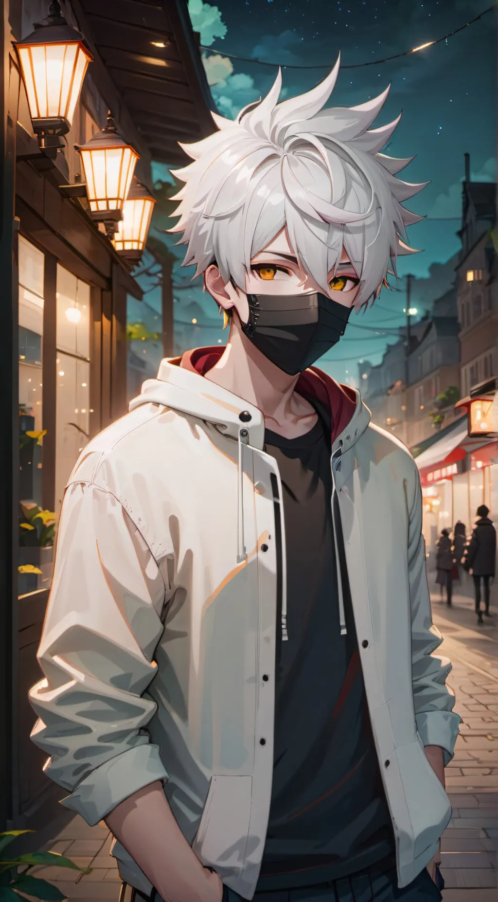 ai character: Katsuki bakugo background