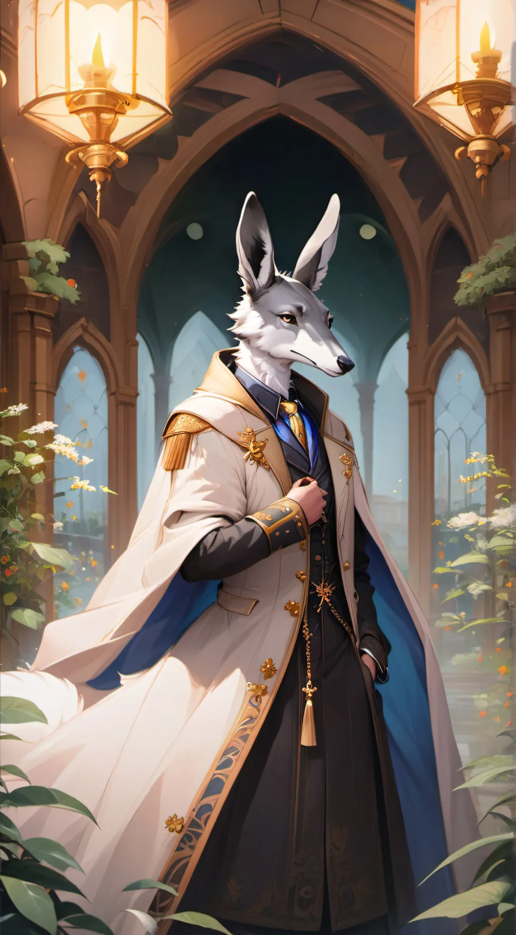 ai character: Smokey  background