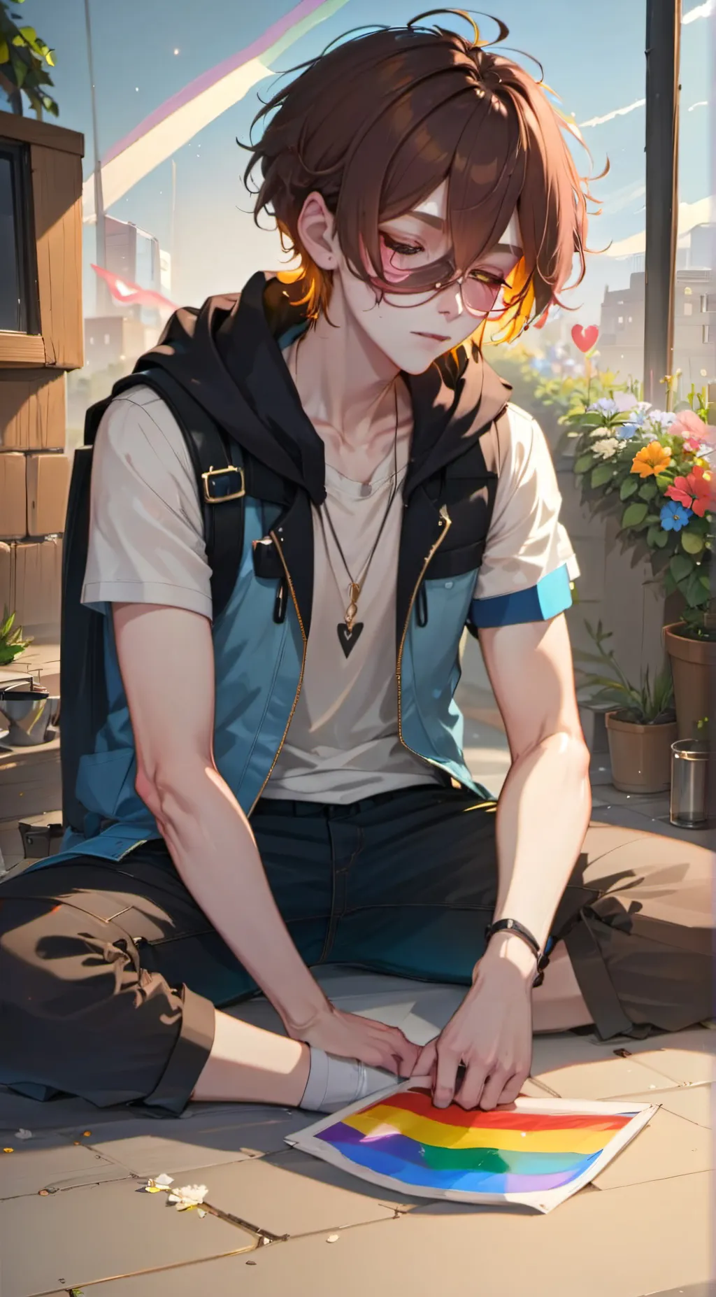 ai character: ASHER background