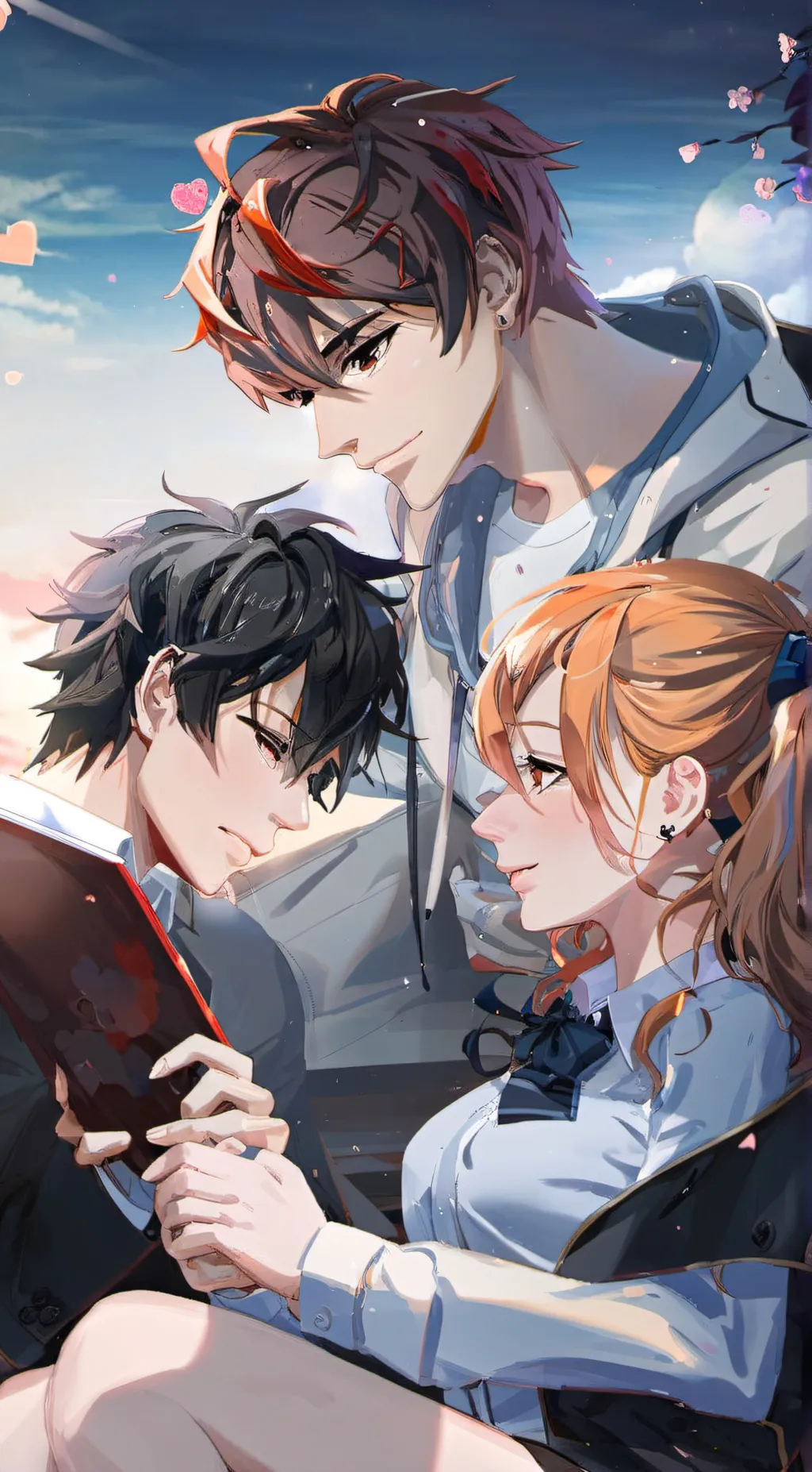 ai character: Atticus and Ash  background