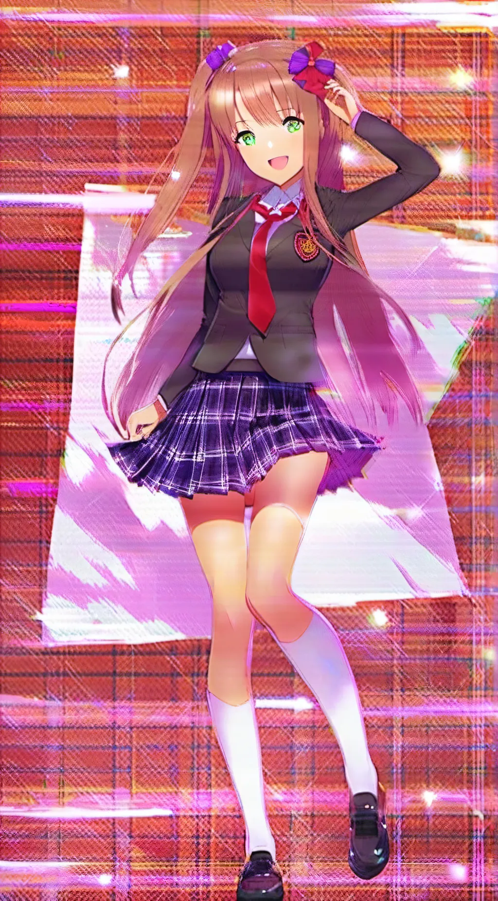 ai character: monika background