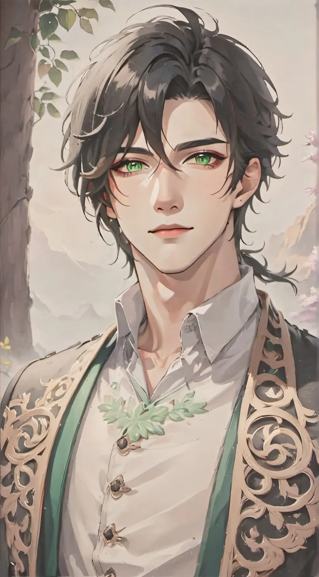 ai character: Xavier  background