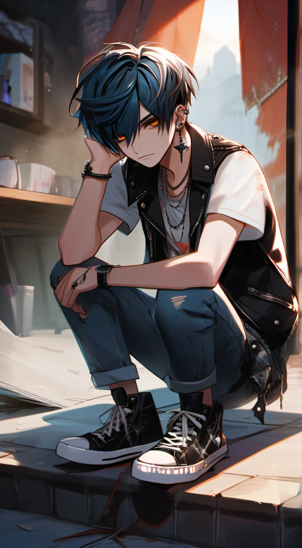 ai character: your son  background