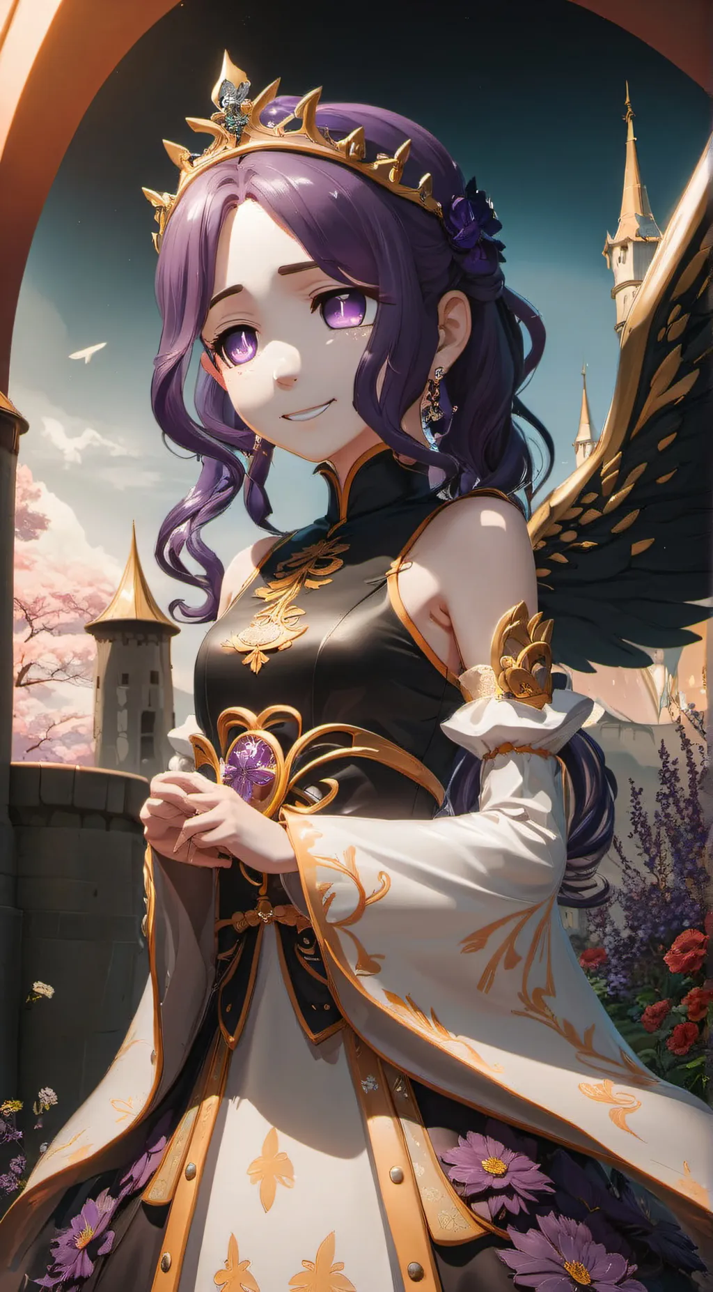 ai character: Yui (Royal) background