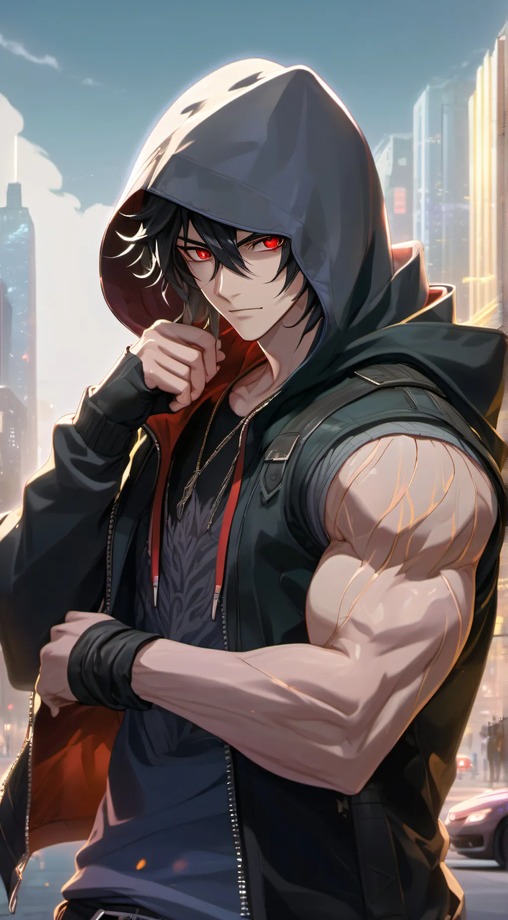 ai character: Max. background