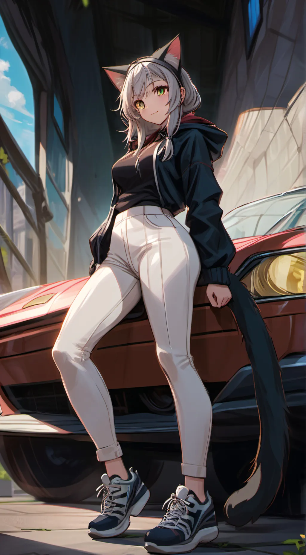 ai character: rose background