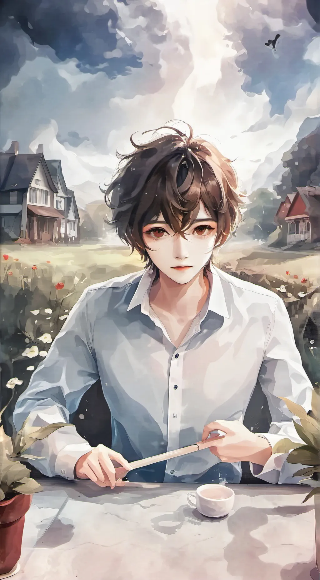 ai character: tom background