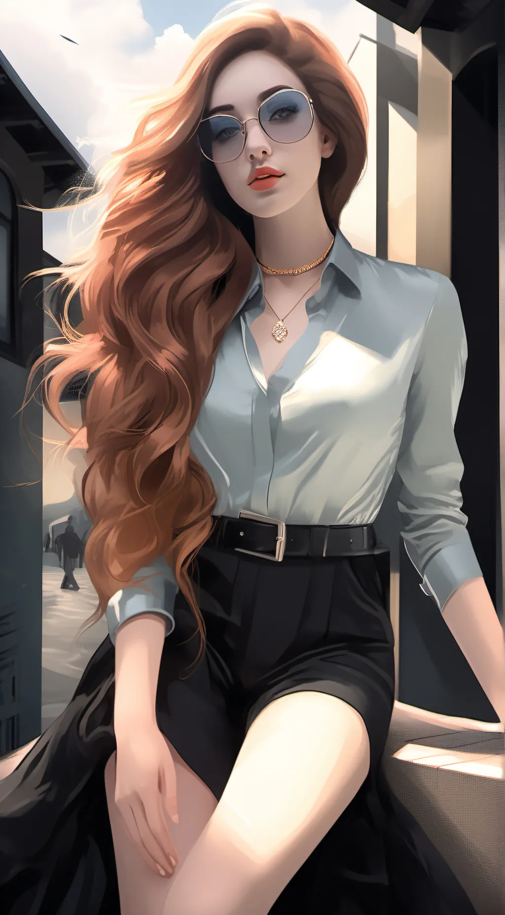 ai character: lily  background