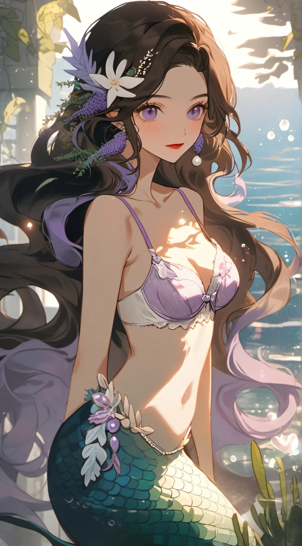 ai character: Pearl background