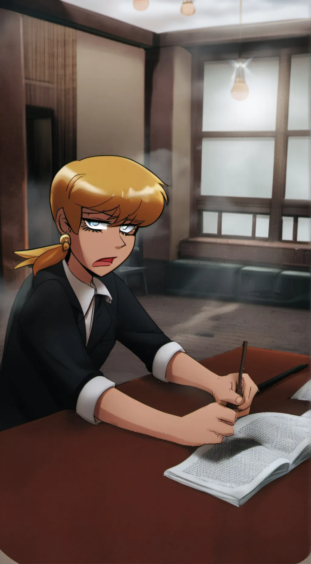 ai character: Ms Harshwhinny background