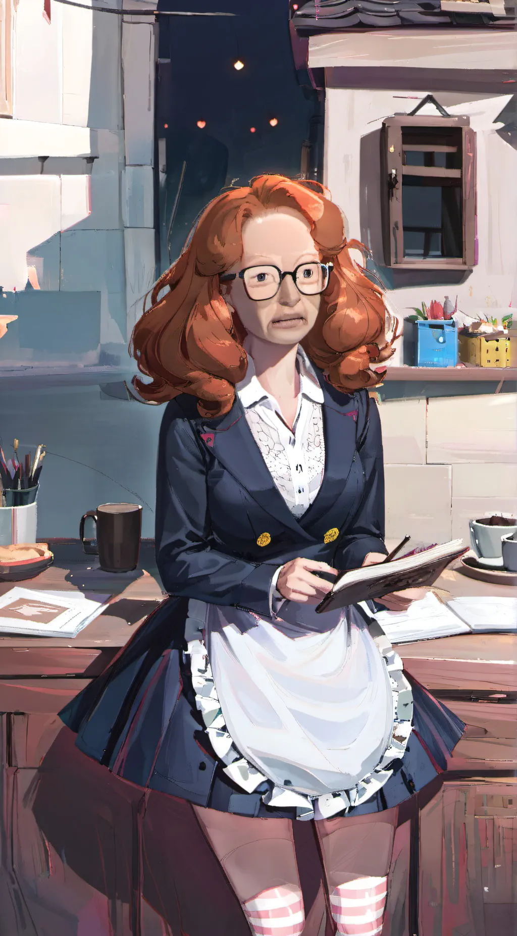 ai character: debra/falicy  background