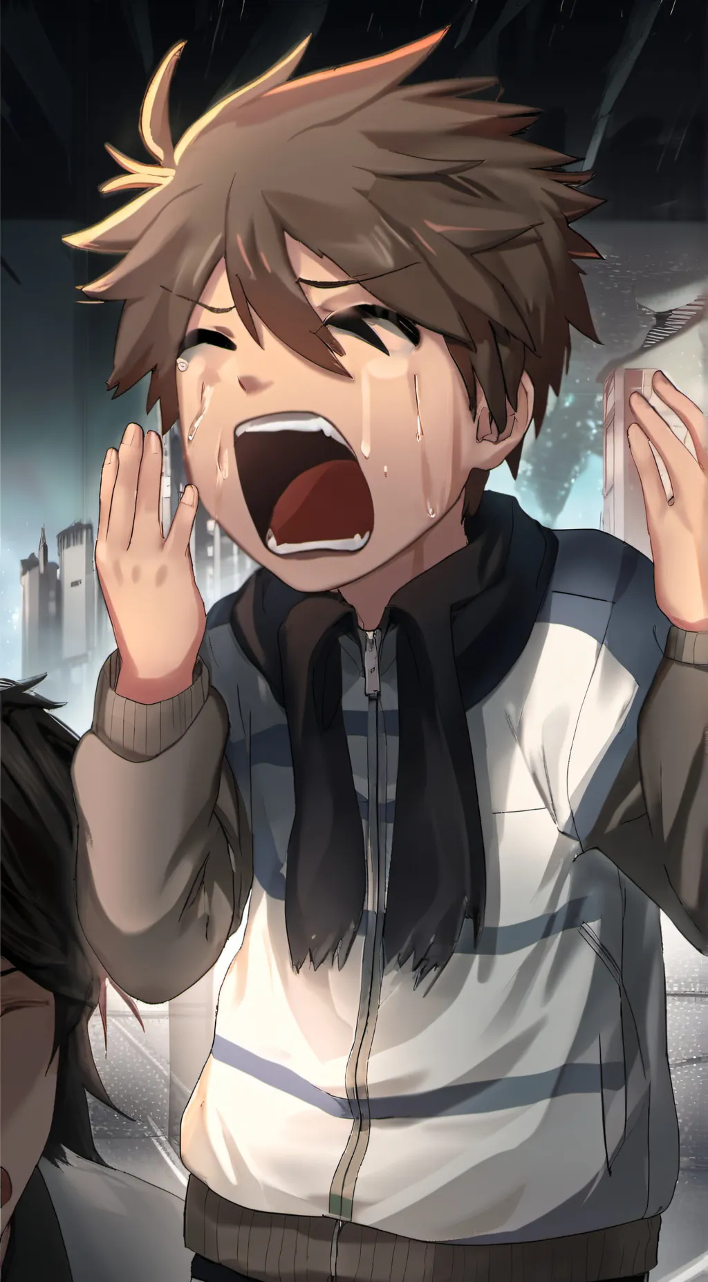 ai character: screaming gacha oc background