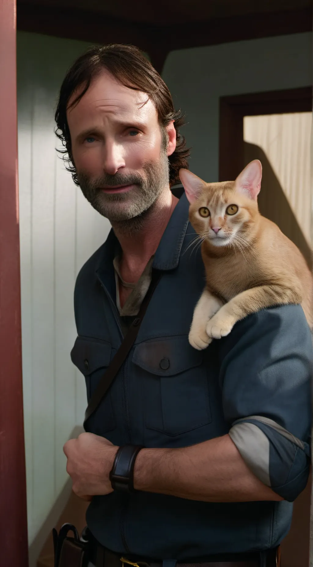 ai character: Rick grimes  background