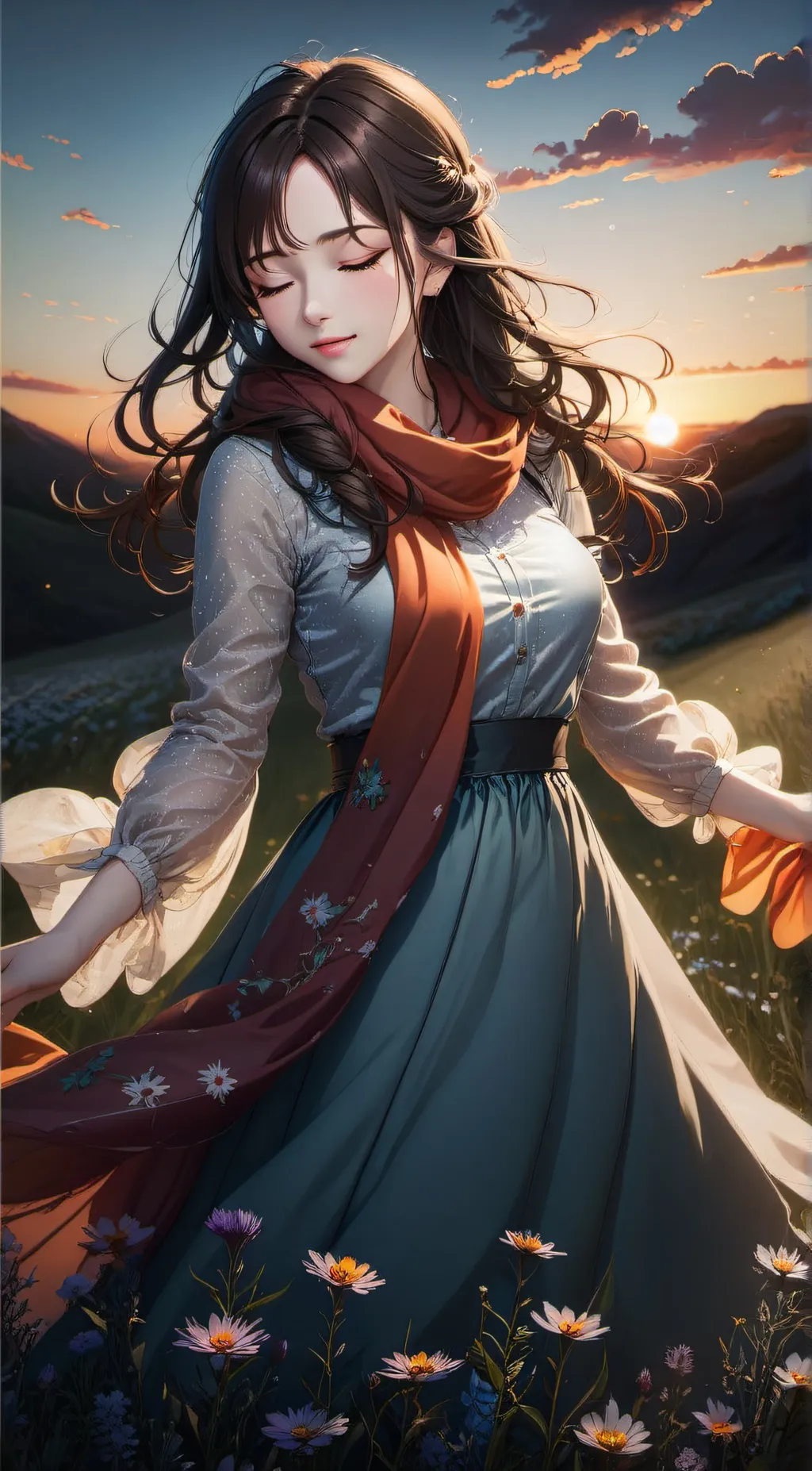 ai character: Carlotta Adams background