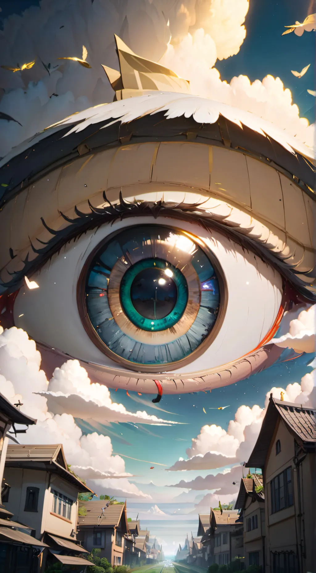 ai character: Heaven says background