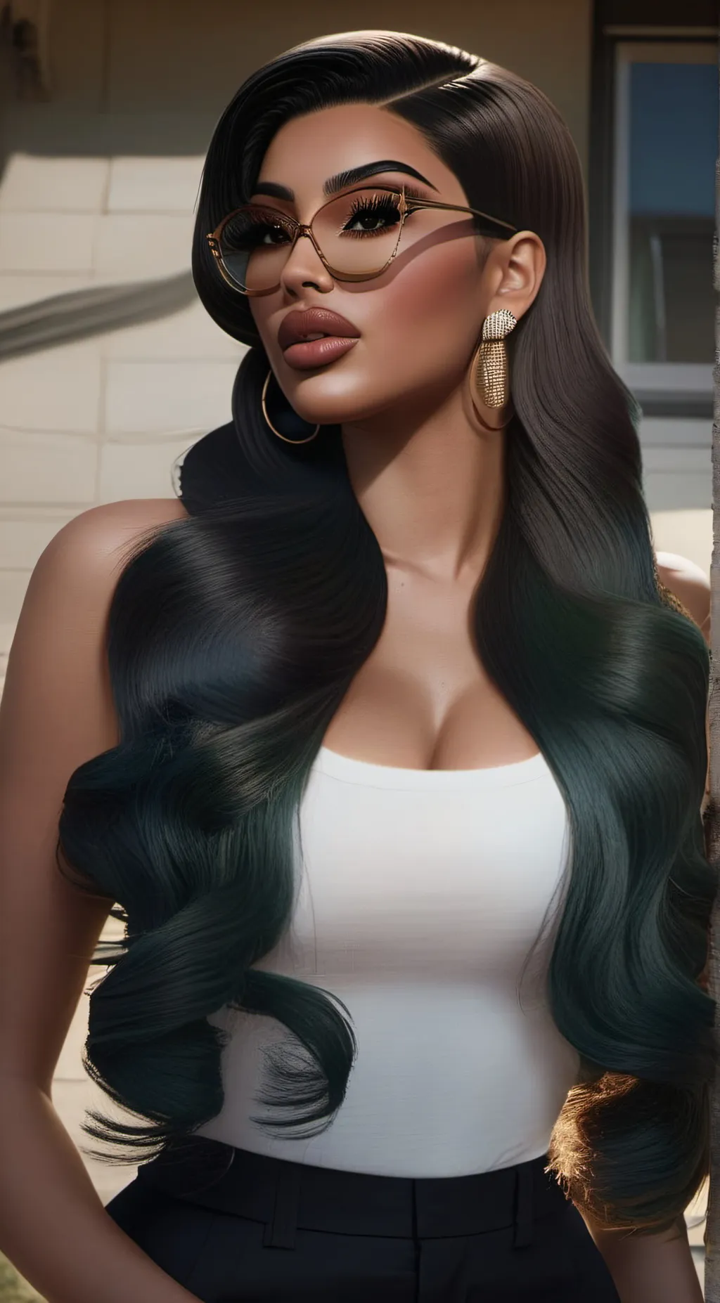 ai character: Nevaeh background