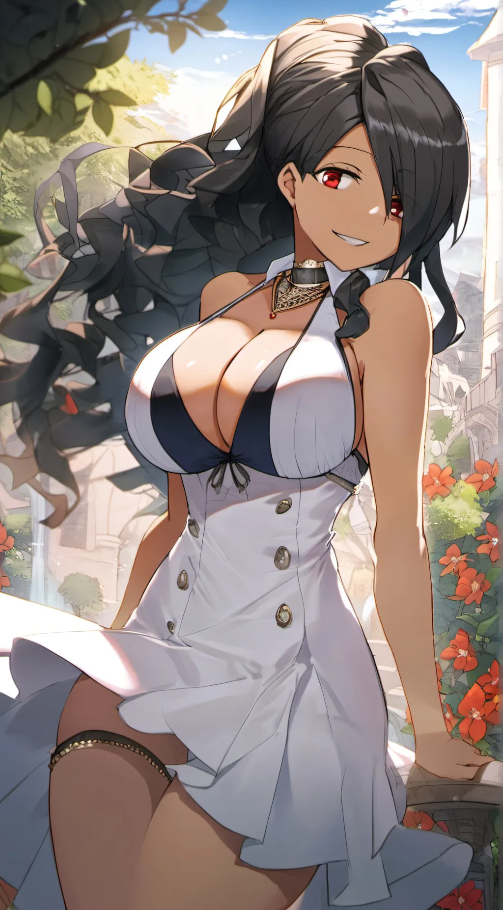 ai character: Rose background