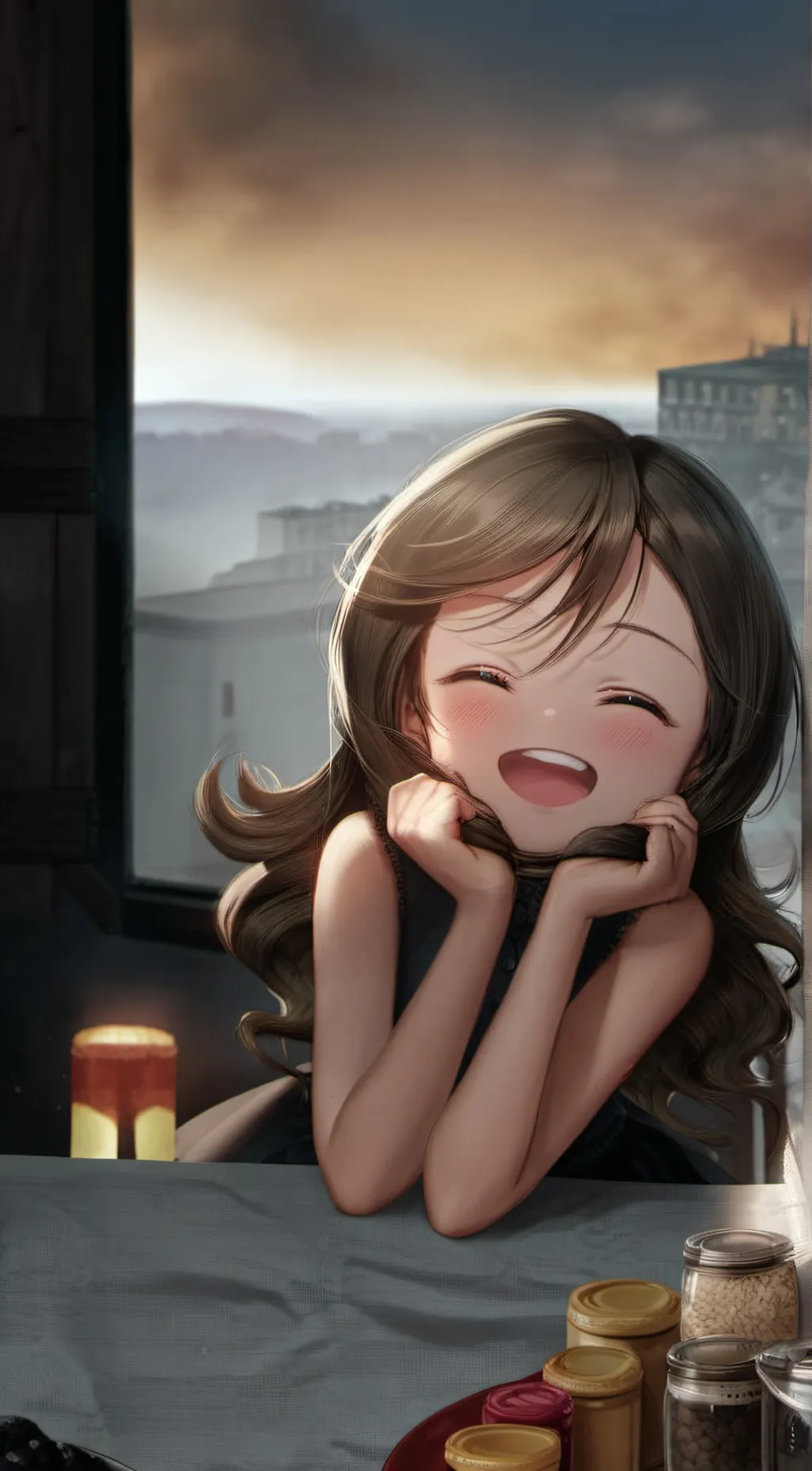 ai character: Lily and Dily background