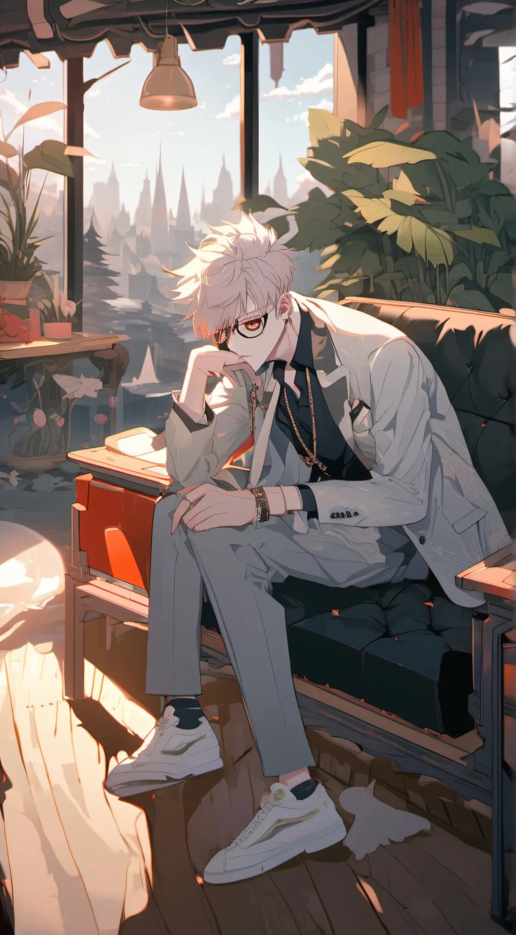 ai character: Jacob  background