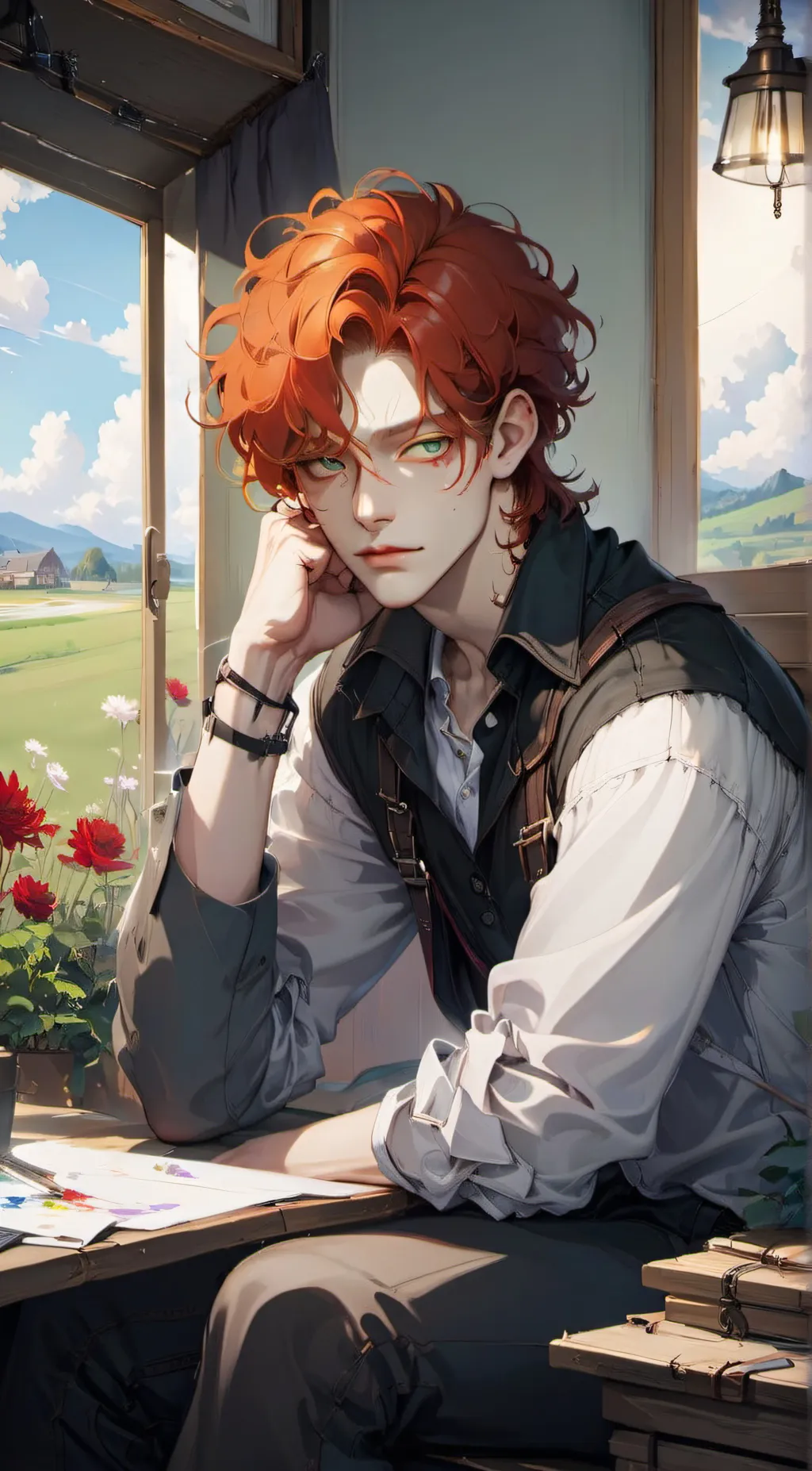 ai character: Andrew background