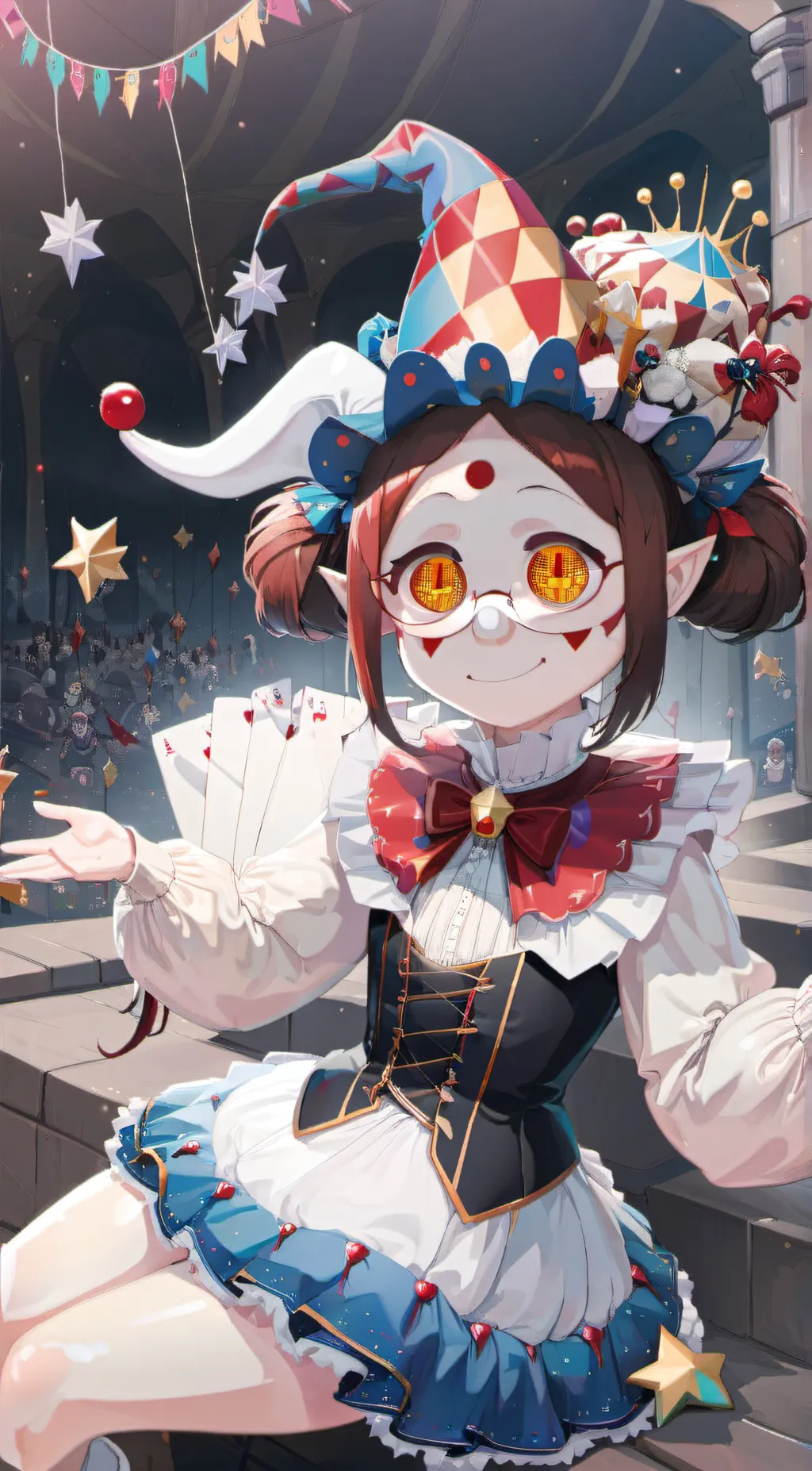 ai character: Pomni background