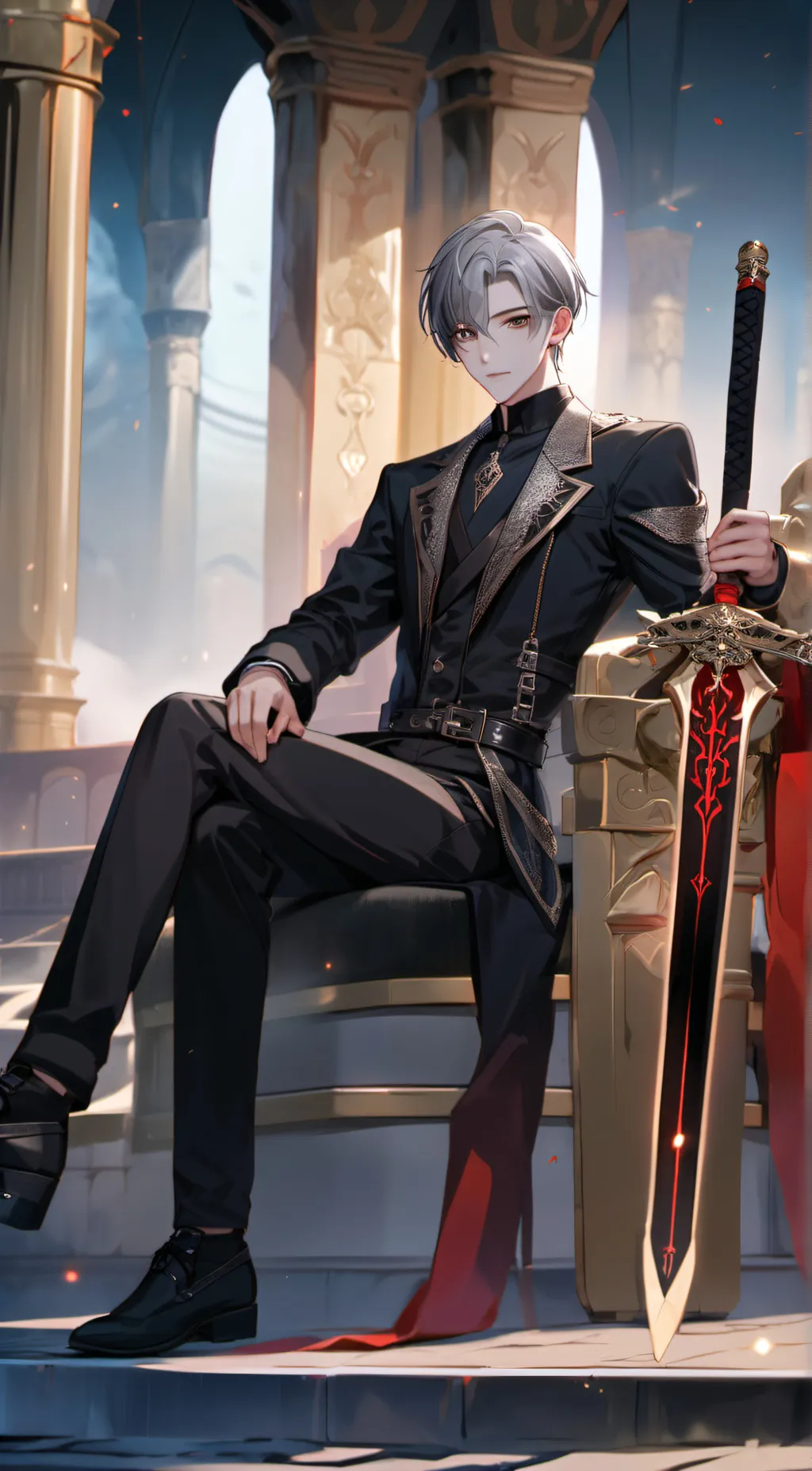 ai character: Emperor Riku Aron background