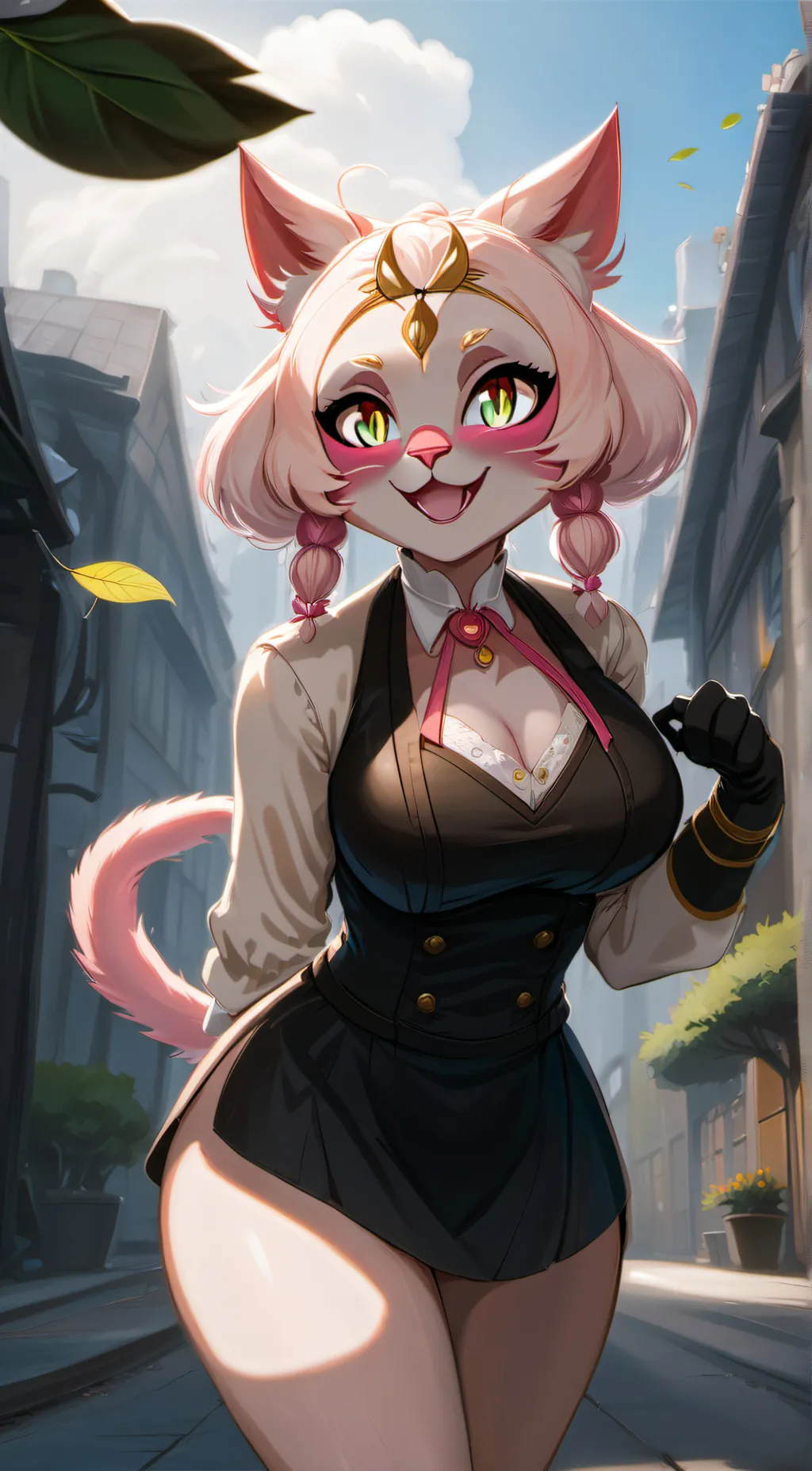 ai character: Lady Mew background