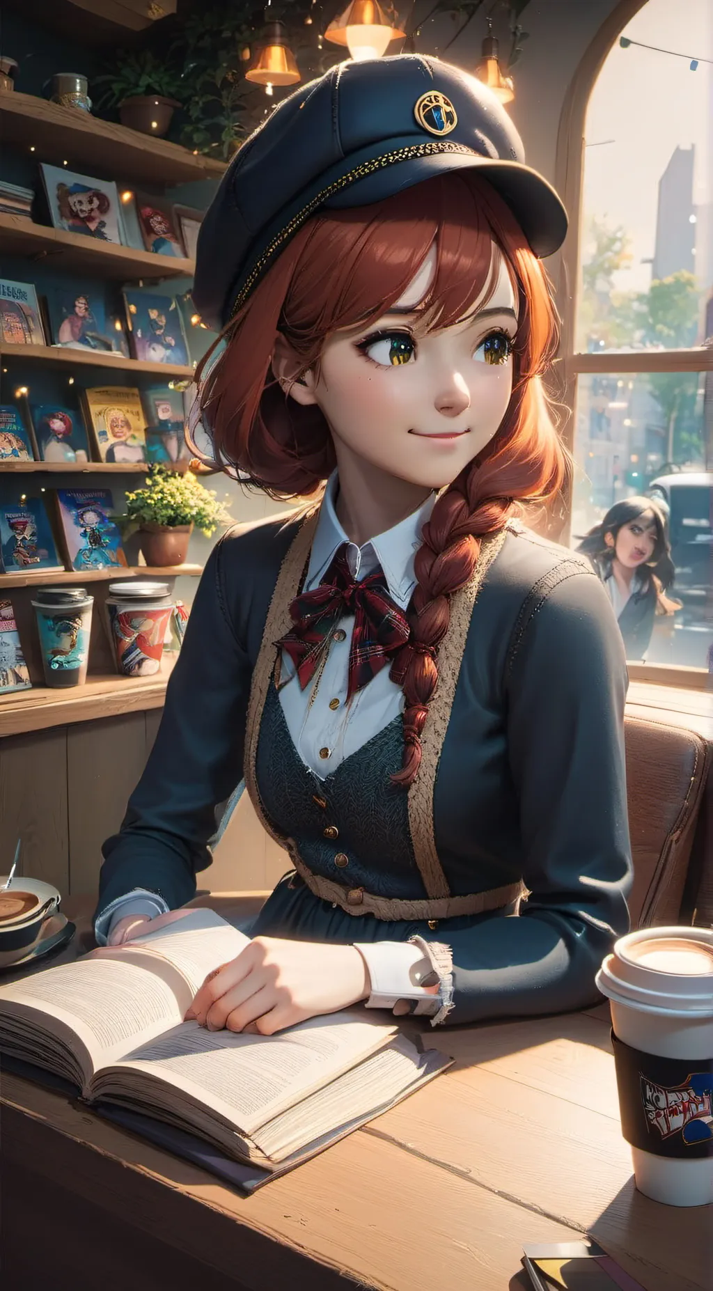 ai character: Lizzy/moon (remake background