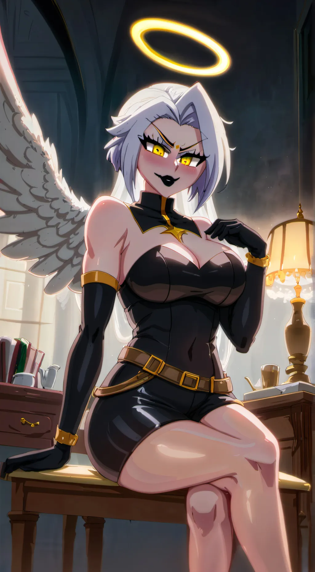 ai character: lute background