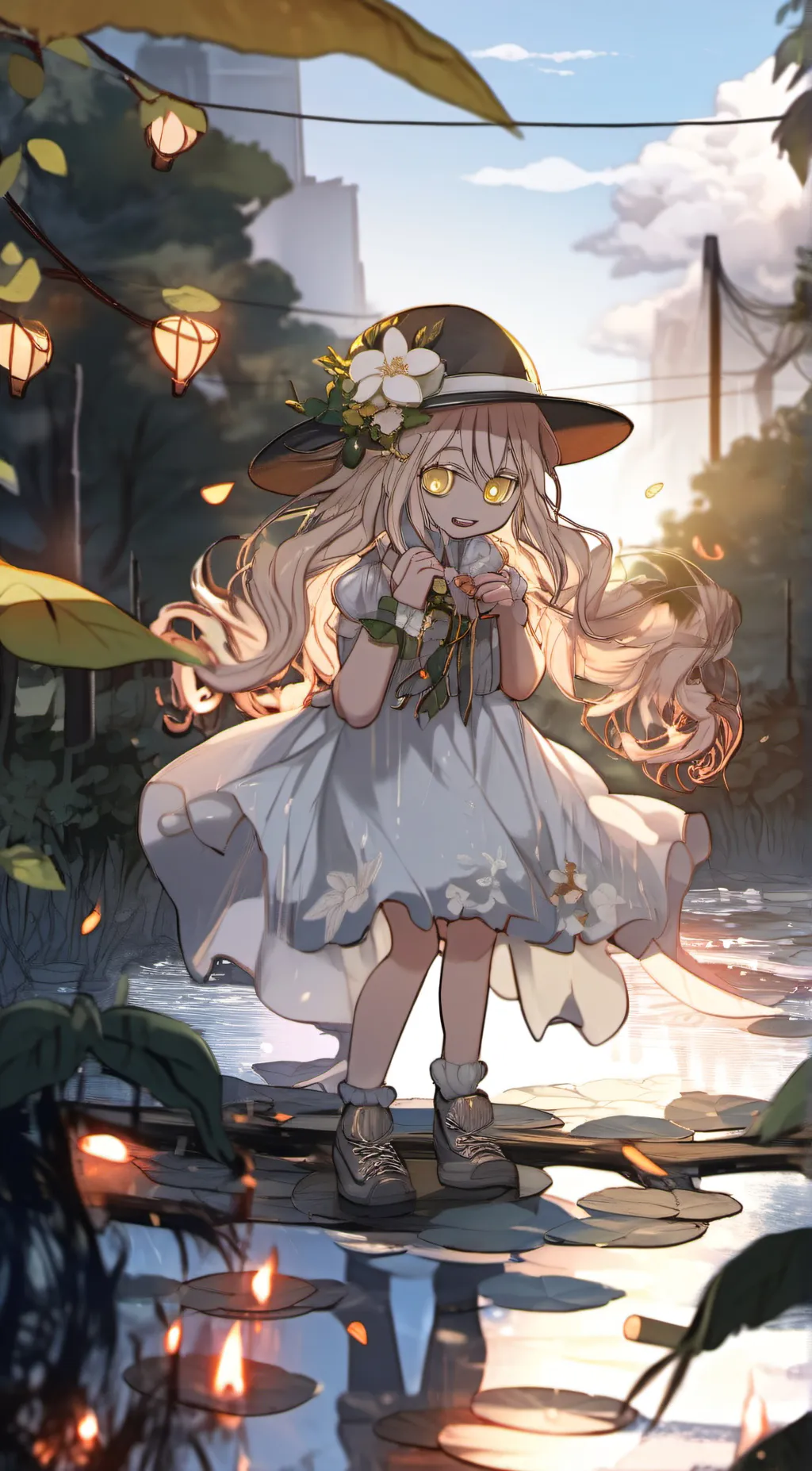 ai character: Lily background