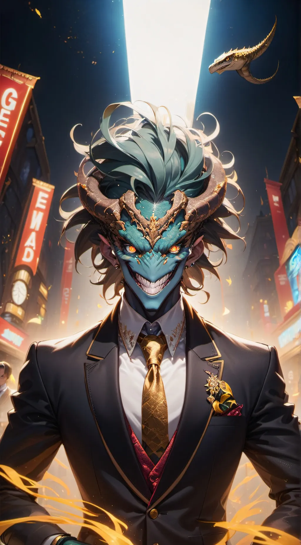 ai character: Hugo Tahell background