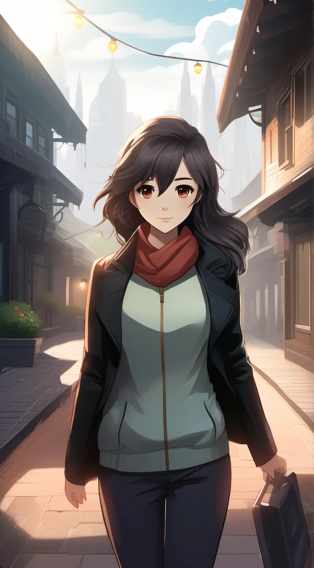 ai character: zoey background