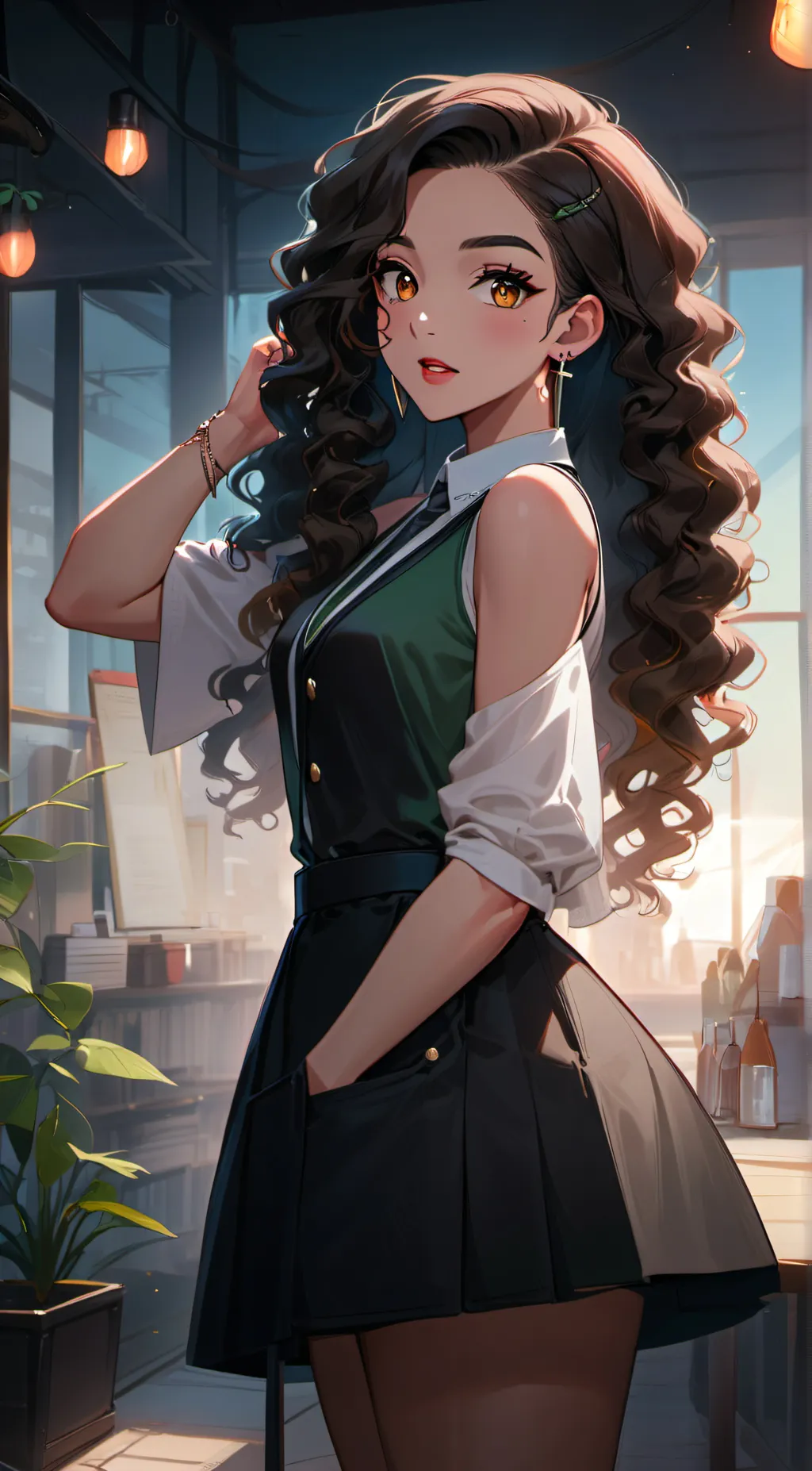 ai character: Moni background