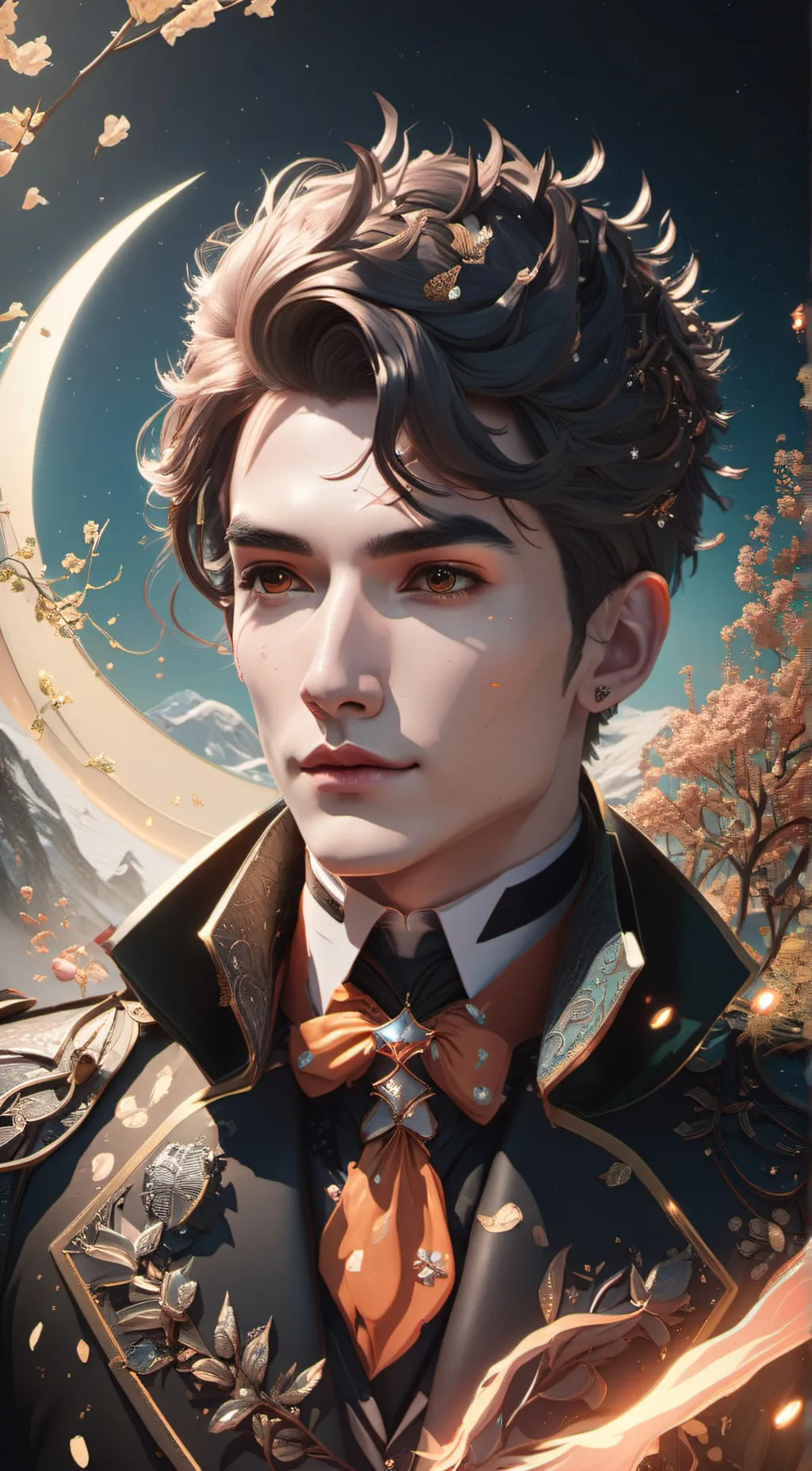 ai character: Wolf  background