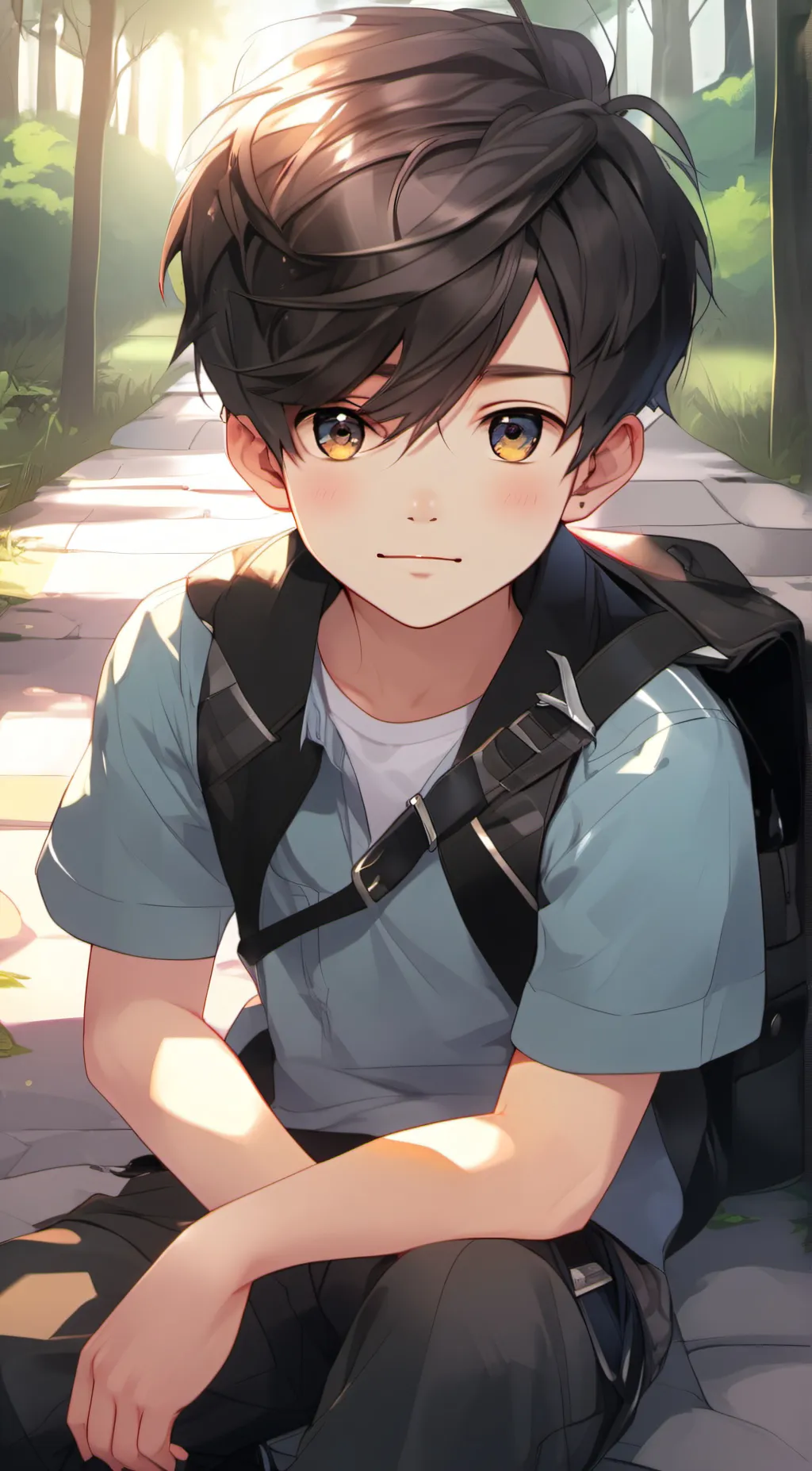 ai character: Kingsley  background